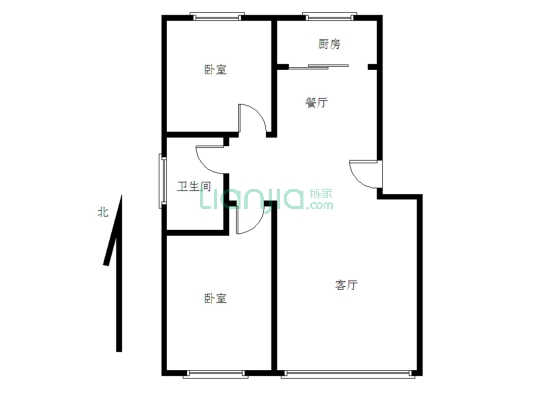 盛滨花园c区 两室两厅 精装修