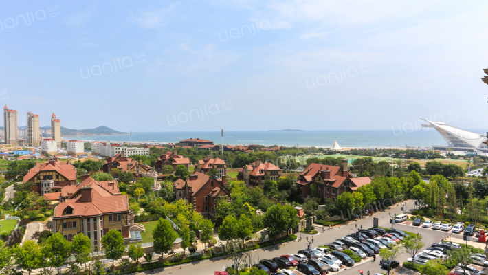青岛印象酒店公寓,东向海景,直对金沙滩,业主诚售