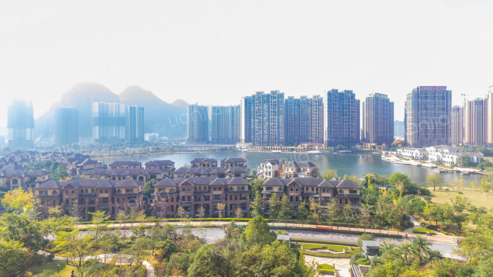 市政府 麓湖国际挑高别墅湖景房视野开阔