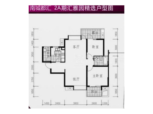 3058 元 户型 2室2厅 朝向 南北 楼层 高楼层(共18层 小区 南城