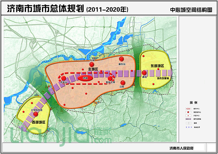 济南市整体规划批后公布 四年后的大都市区什么样