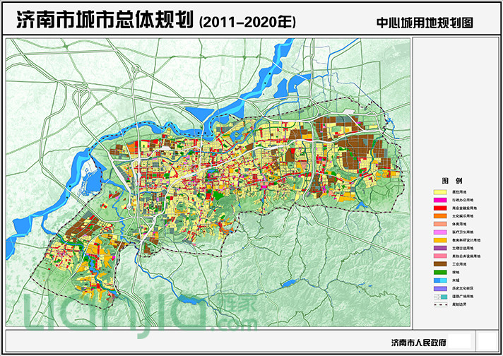 济南市整体规划批后公布 四年后的大都市区什么样