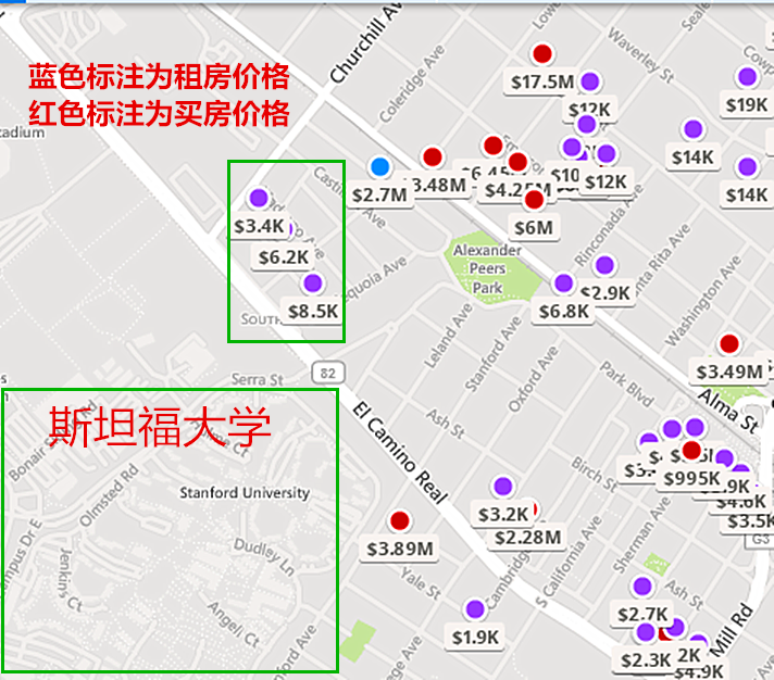 我考上了斯坦福大学,想在学校周边住,房租高吗?