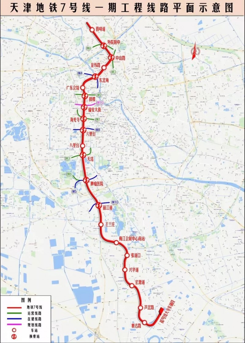 房产看点 正文  天津地铁8号线起点为西青区张家窝镇,终点为津南区