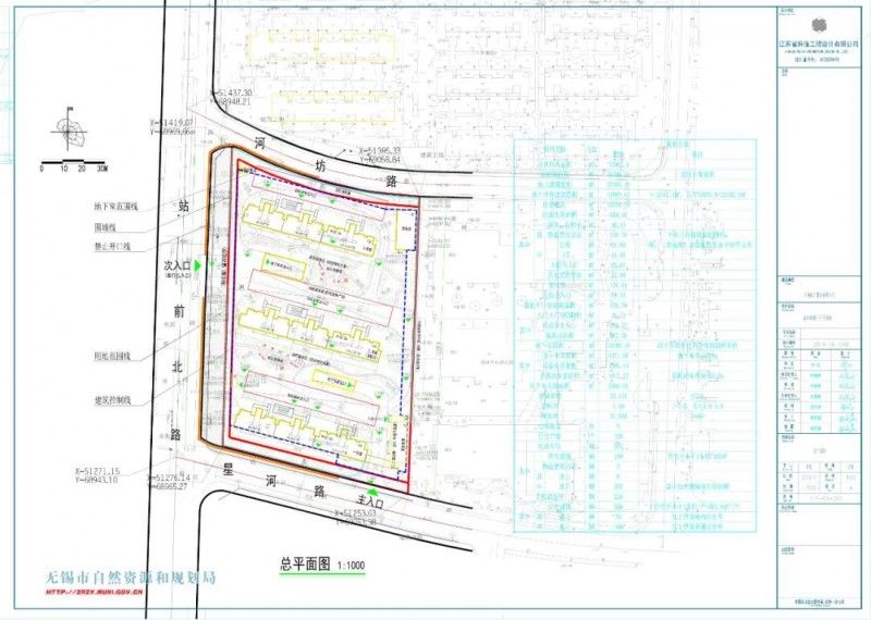 该项目位于惠山区,建设单位为无锡弘广置业有限公司,用地位于洛社镇站