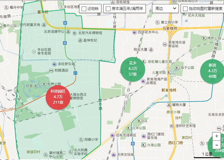 科技园区是丰台区总部基地附近,有地铁9号线,据首都之窗北京地铁规划