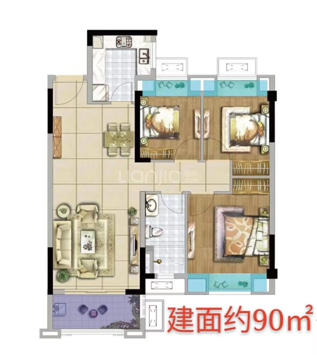 武汉雅居乐花园户型图