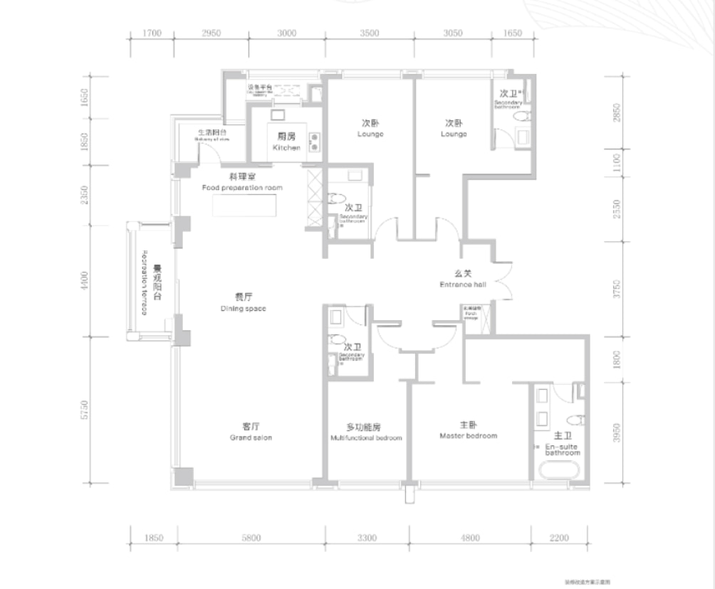 万科天府锦绣户型图(链家网)