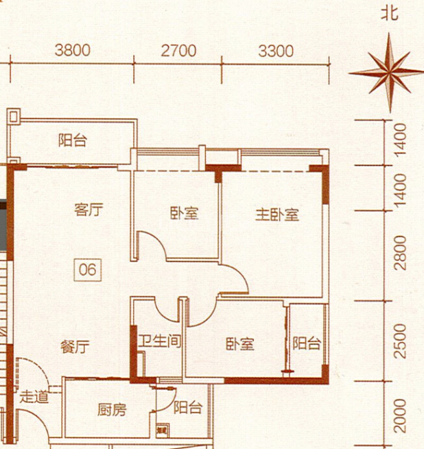 锦绣一方户型图