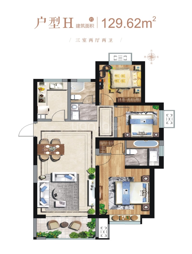 西安楼盘 高陵楼盘 当代上品湾ΜΟΜ∧ 当代上品湾ΜΟΜ∧户型图