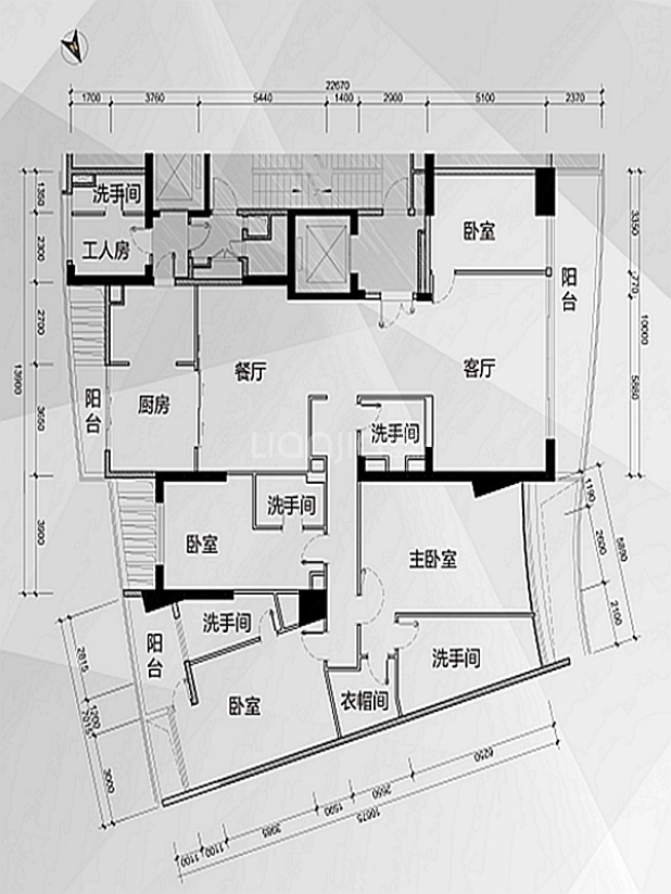 天誉半岛花园户型图