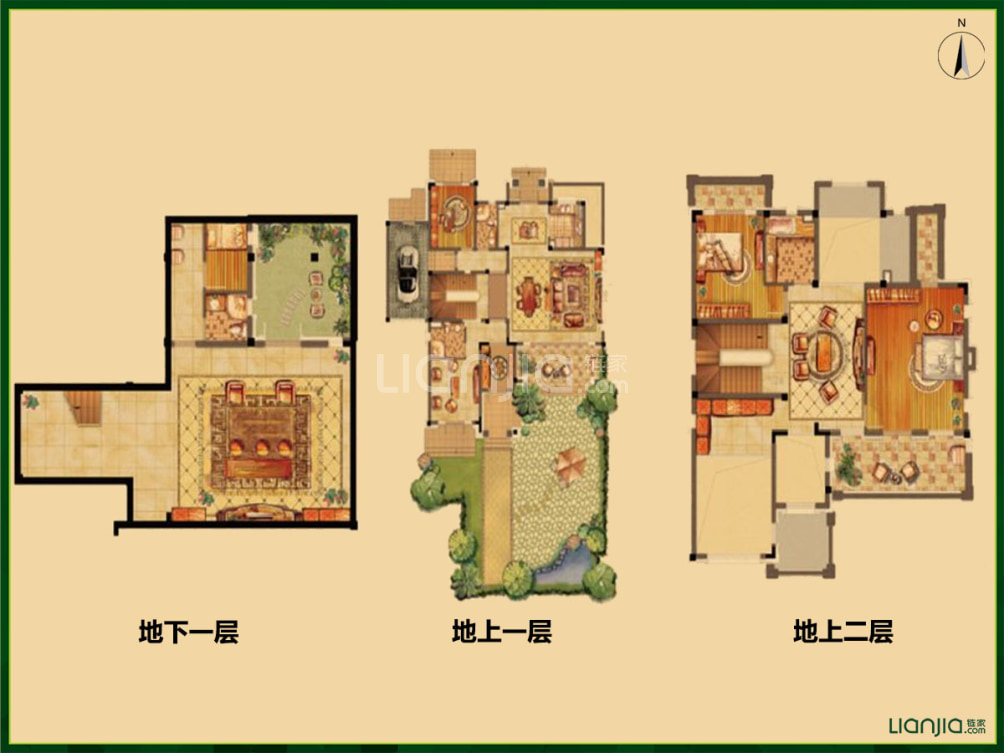 绿地海珀宫爵户型图(链家网)