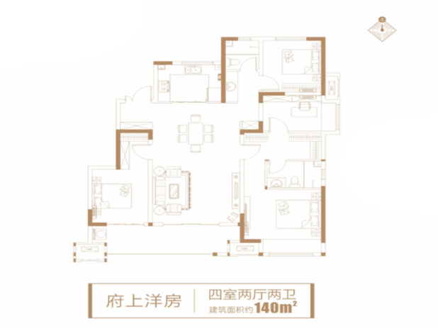 郑州新房 郑州楼盘 荥阳市楼盘 新城郡望府 新城郡望府户型图