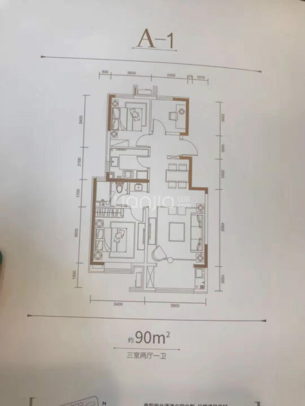 景瑞塘沽湾壹号户型图