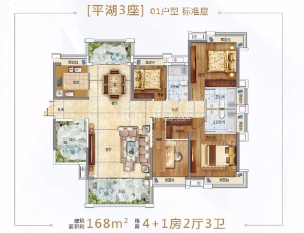 三盛颐景园户型图