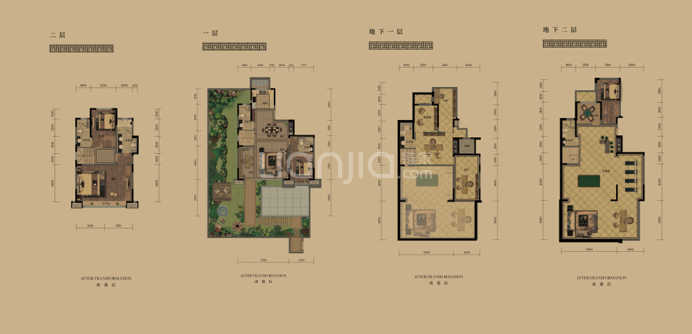 龙湖舜山府户型图(链家网)