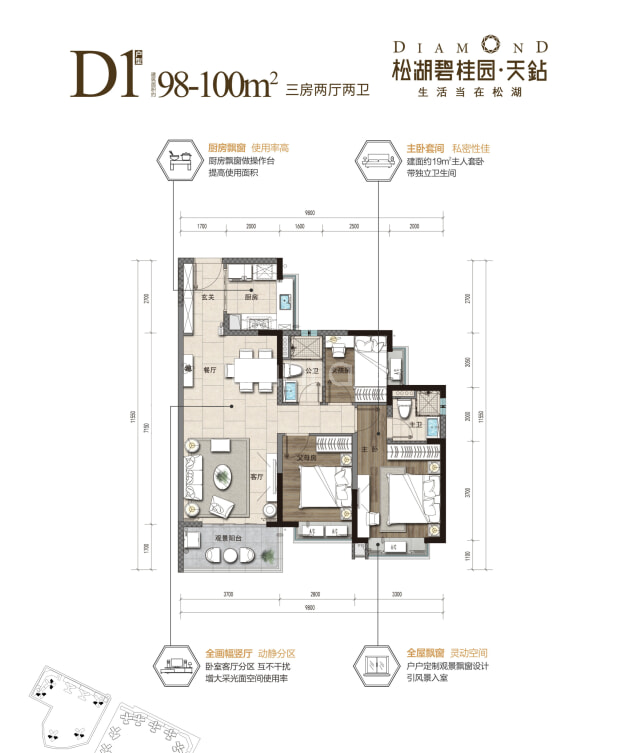 松湖碧桂园·天钻户型图