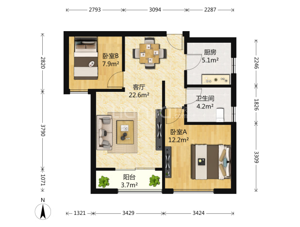 建业天筑户型图