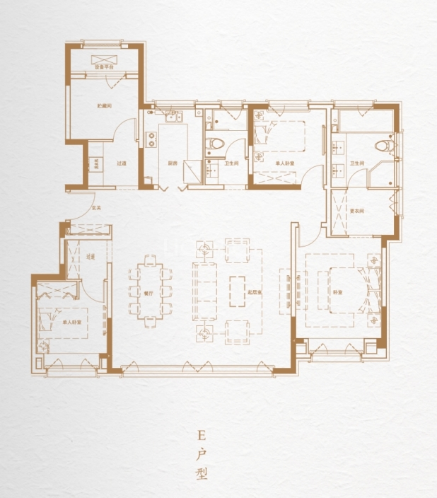 155平米e