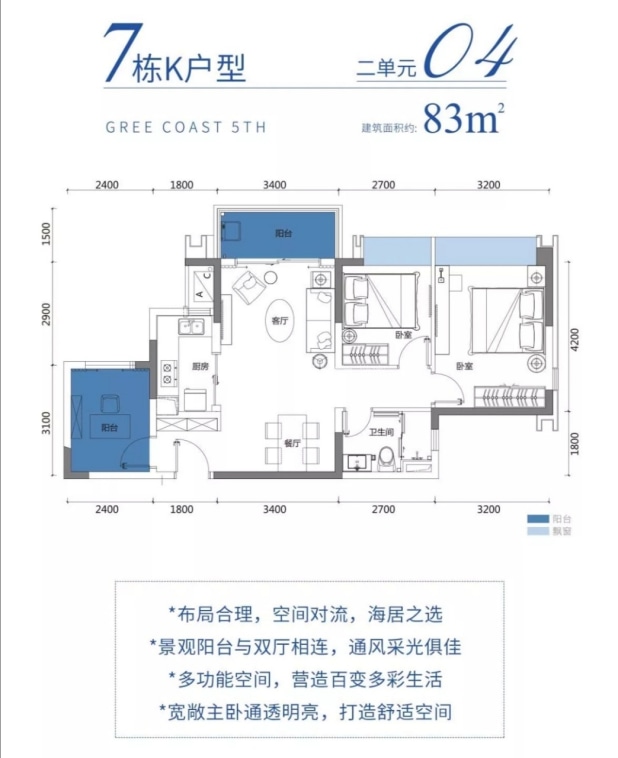 格力海岸五期户型图