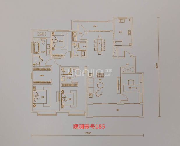 融创观澜壹号户型图