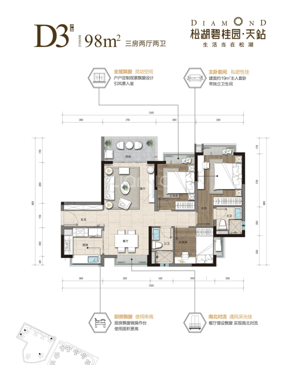 松湖碧桂园·天钻户型图