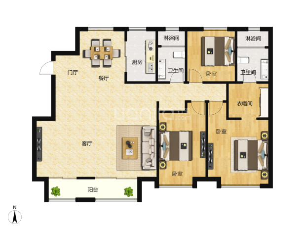 世茂国风雅颂户型图