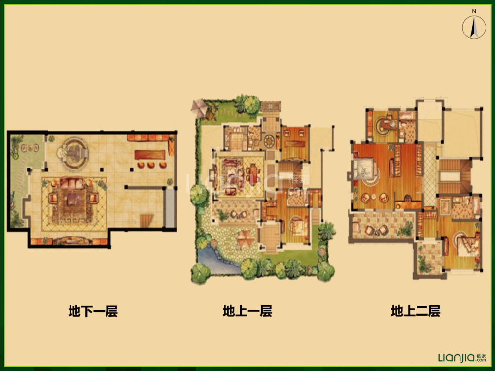 绿地海珀宫爵户型图(链家网)