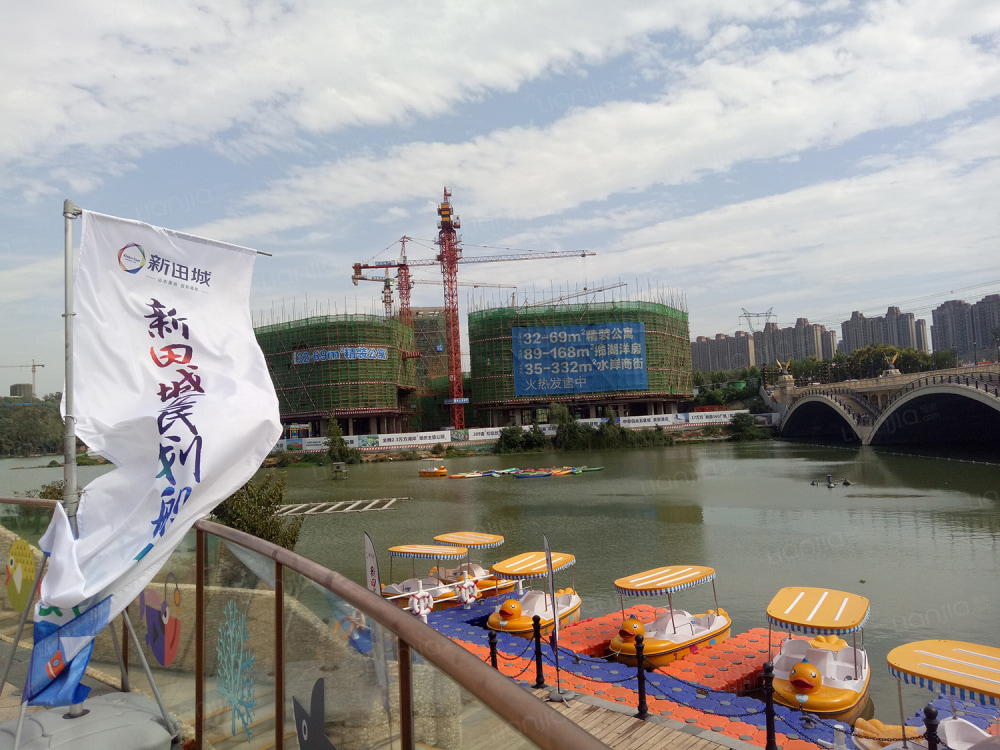 新田城海豚湾图片_新田城海豚湾实景图(郑州链家新房)