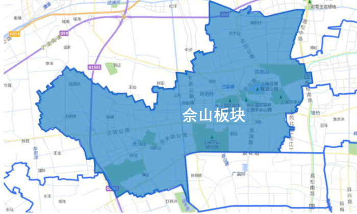 上海楼盘佘山板块地处松江区西北,北与青浦区相接,南以佘天昆公路