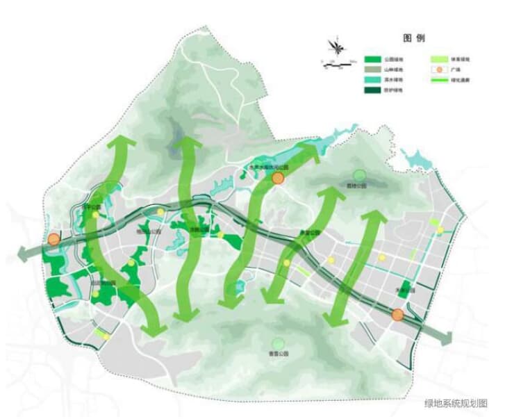 长岭居市区级,居住区级公园绿地共有9个,包括香雪公园,荔枝公园等等.