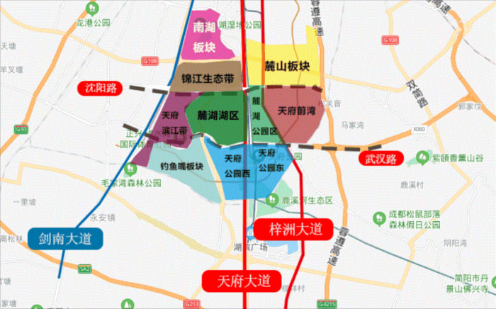 成都市天府新区牧华路三段与瑞祥