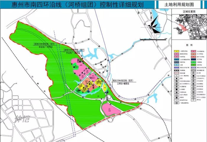 惠州南四环路沿线片区规划来啦这个村要全面爆发