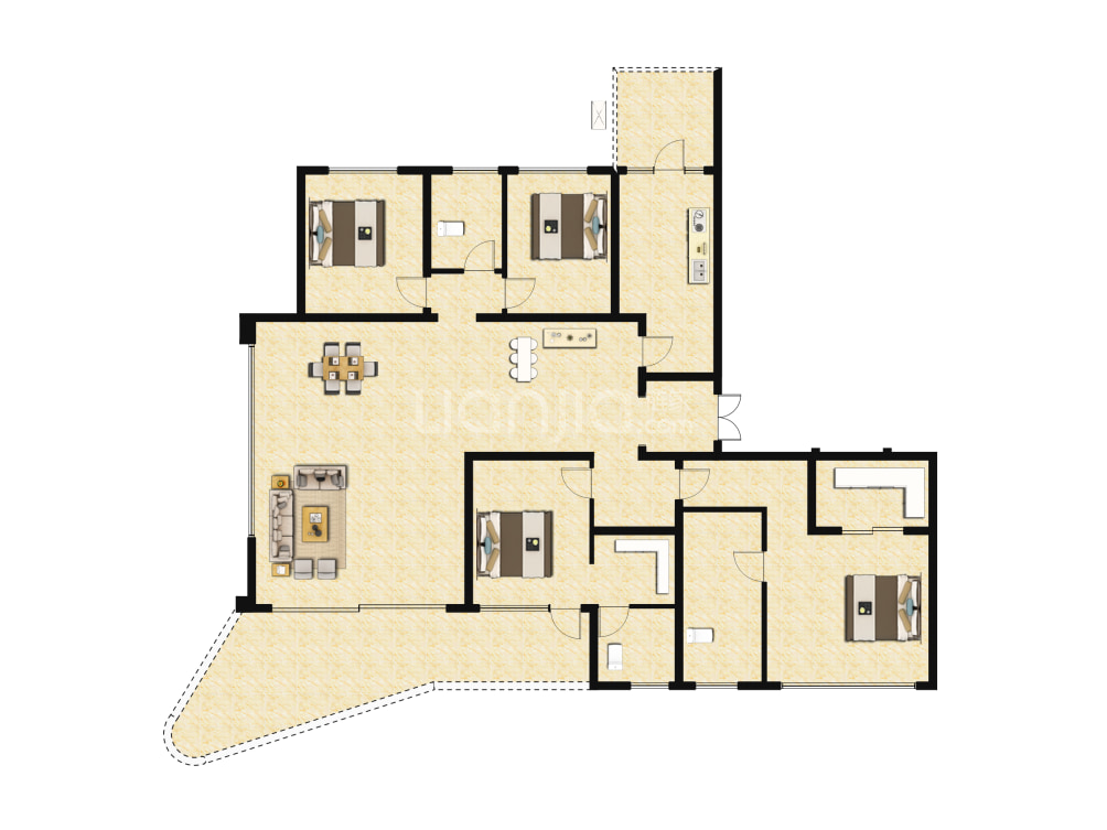 中国铁建西派金沙户型图(链家网)