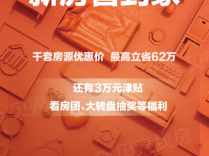 贝壳11.11,新房省到家 3万元津贴抽不停 更有千