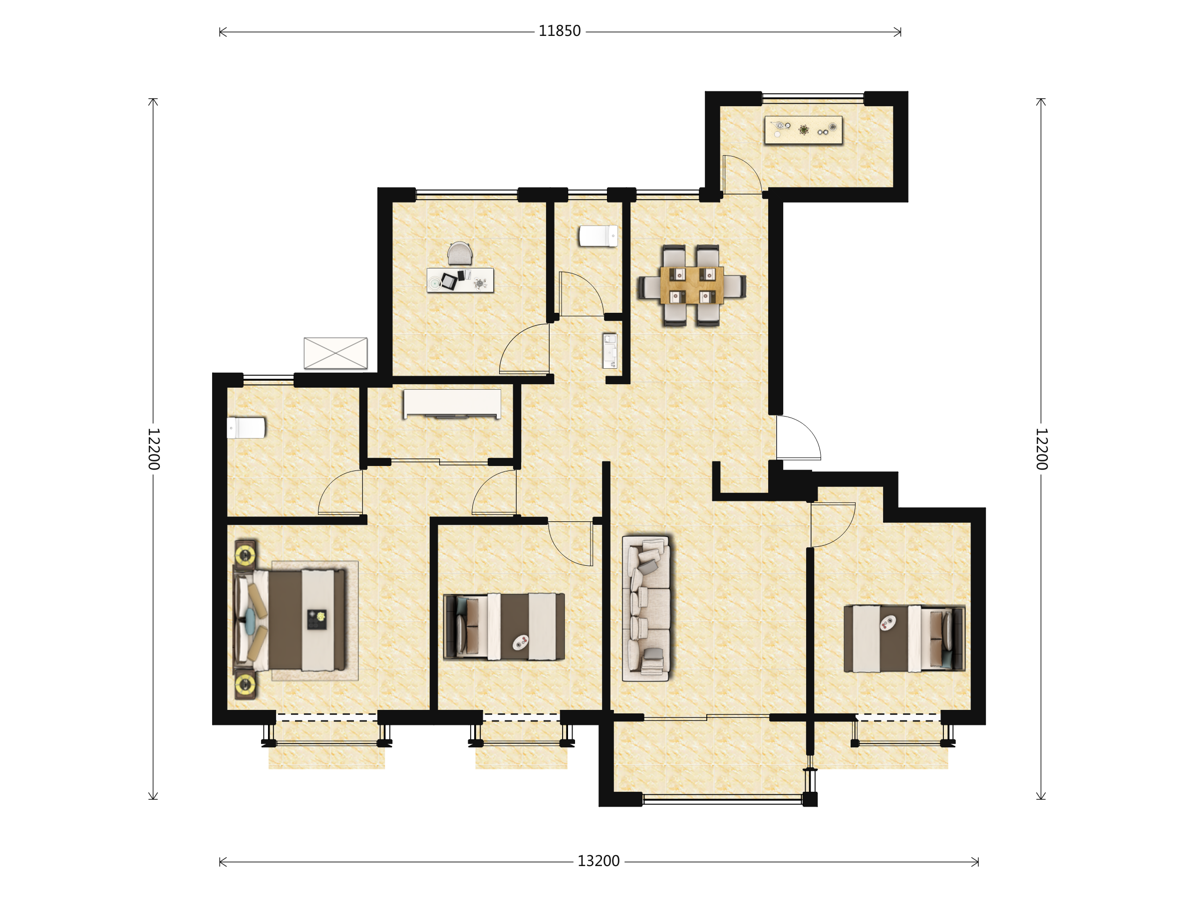 中建锦绣首府户型图