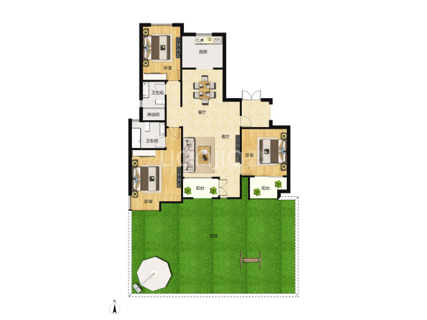 建发玖珑湾户型图