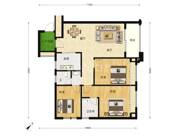 葛洲坝广州紫郡府户型图