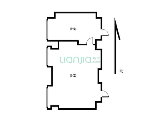 华强广场 1室1厅 34.5万-户型图