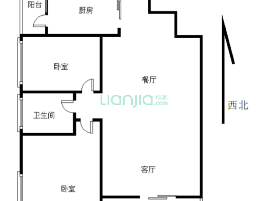 丽城花园电梯2房户型正中楼层采光好业主诚心出售