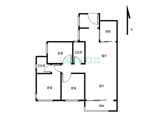 西江悦府 3室2厅 南_江门蓬江区良化北街西江悦府二手房(江门链家)