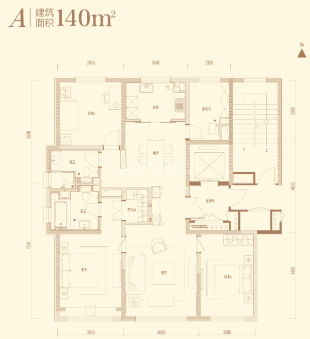 金茂逸墅户型图,绍兴金茂逸墅户型图,东原逸墅户型图_文秘苑图库