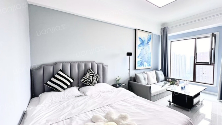 精装修，西向大开间，中高楼层，采光好，视野开阔-卧室