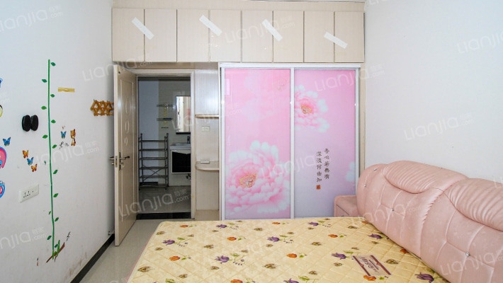 蝶湖湾未来域精装一室一厅小公寓，独立卧室-卧室
