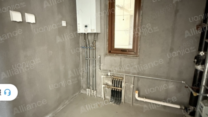 距离北京1900米  南北通透三居 毛坯房随意装修-厨房