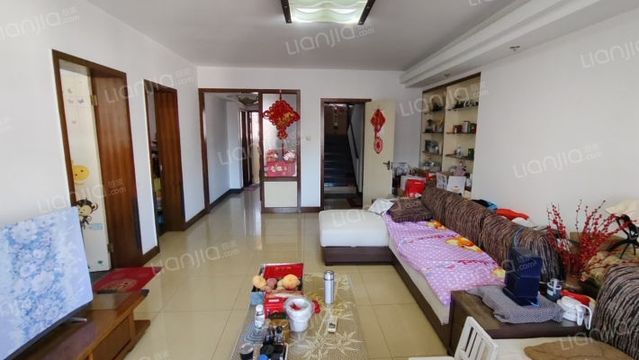 此房跃层复式、楼上楼下南北通透户型好、无遮挡采光好-客厅A