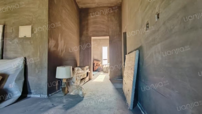 东京都高尔夫 独栋别墅 临水系 大院子 客厅带挑空-过道