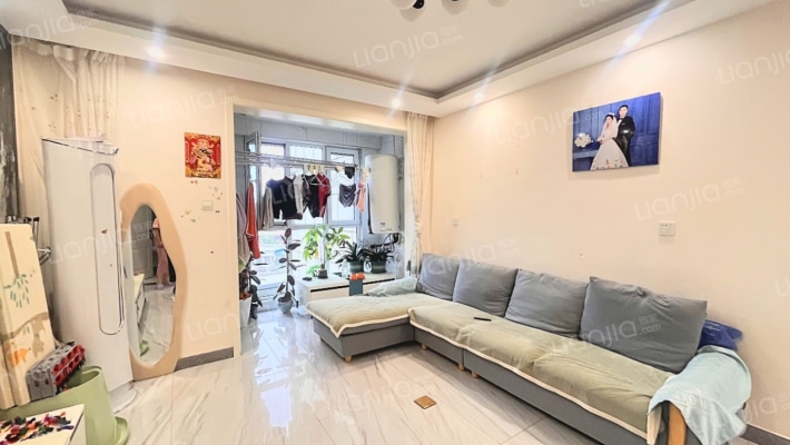 盛世家园 二中附近 松林店 南北通透 精装修-客厅