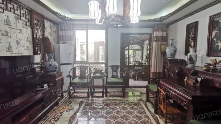 房主急售 中式精装修 洋房下跃 小院儿 阳光房 美哉-客厅B