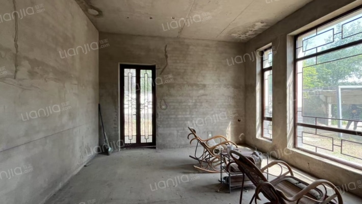 北京院子新中式独栋别墅总占地一亩品质社区-客厅